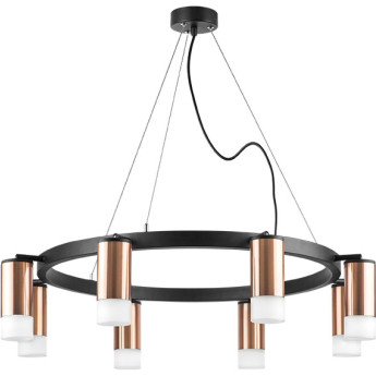 Люстра LIGHTSTAR RULLO черный/медь, LR0183081