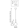 Подвес LIGHTSTAR GLOBO 813021