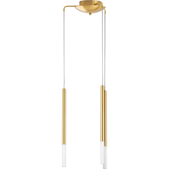 Подвес LIGHTSTAR TUBO L3T747133 LED 15W 750LM 360G золото 3000K