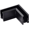 Соединитель LIGHTSTAR LINEA 506127 L-образный горизонтальный черный
